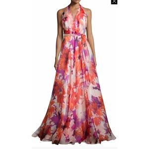 Carmen Marc Valvo organza gown with tag!